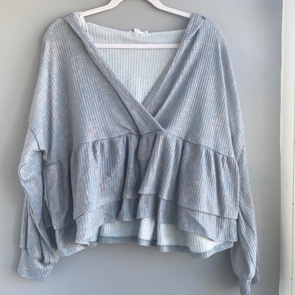 Hooded Tie Dye Top - Picture 3 of 6